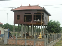 Типичное кхмерское жилище
