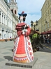 Вот такие необычные скульптуры установили на Никольской улице, прямо рядом с Красной площадью