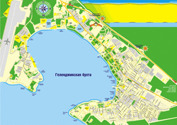 Карта города Геленджик