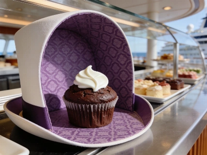 Hatbox Ghost Cupcake: новый десерт с атмосферой Haunted Mansion на Disney Fantasy TourOut