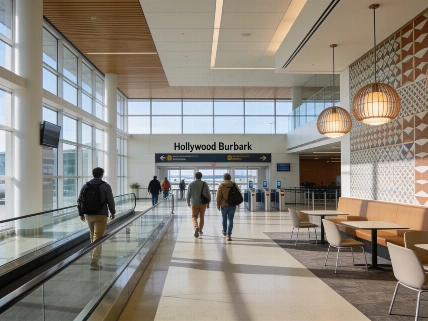 Голливуд-Бербанк запускает терминал с новым интерьером и быстрой логистикой TourOut