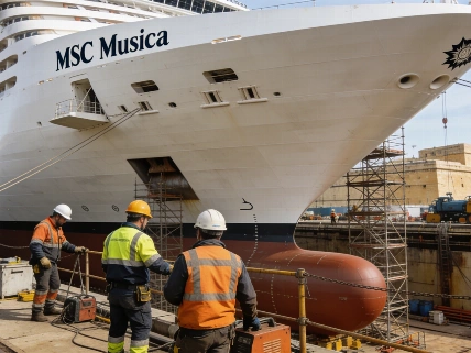 MSC Musica уходит на масштабную модернизацию: Yacht Club, новые рестораны и обновлённые зоны TourOut