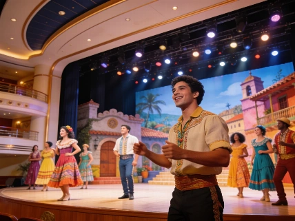 Lin-Manuel Miranda выводит Encanto на сцену круизного лайнера Disney TourOut