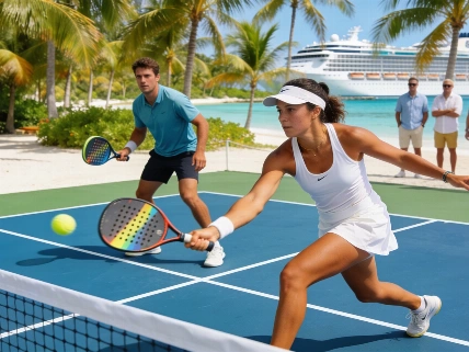 Пиклбол на острове: Holland America Line запускает первый профтурнир на RelaxAway, Half Moon Cay TourOut
