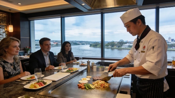 InterContinental Adelaide: японский театр вкуса и бассейн с видом на реку TourOut
